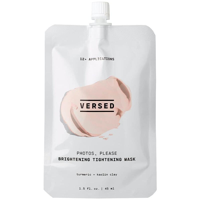 Versed Photos, Please - Tightening, Brightening Face Mask with Turmeric and Kaolin Clay - Pore-Tightening, Hydrating Facial Mask Exfoliates, Removes Blackheads, Evens Skin Tone (1.5 fl oz) - Image 1